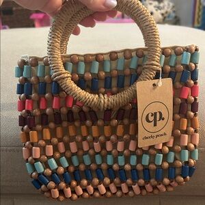 Multicolor Beaded Mini Bag